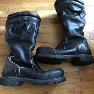 Thorogood Hellfire 504-6369 Leather Boots Sz Men’s 7 M / Women 9 M Black Heat